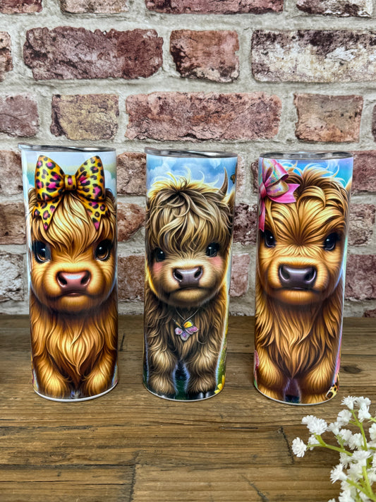 Highland Cow 20oz Tumbler